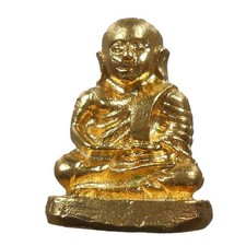 TOP REAL LP NGERN OLD THAI BUDDHA AMULET PENDANT VERY RARE