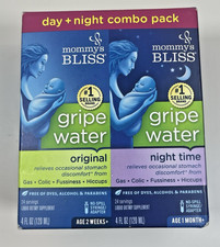 Mommy  s Bliss Gripe Water Day  Night Combo Exp 01/2026 NEW Sealed
