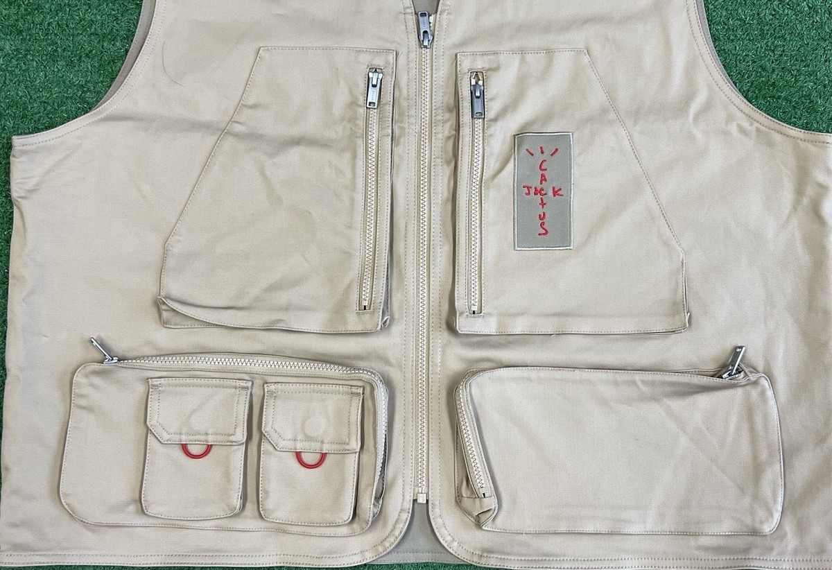 New Travis Scott Cactus Jack Jordan Utility Vest Size XXL