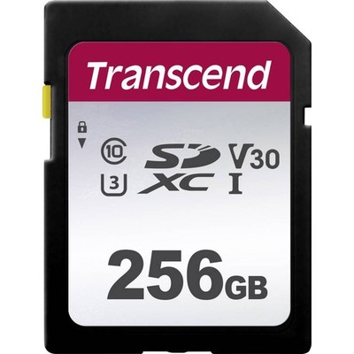 Transcend Premium 300S SDXC-Karte 256 GB Class 10, UHS-I, UHS-Class 3, v30 Video