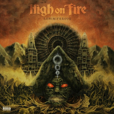 #ad High on Fire Luminiferous Opaque Olive Green New Vinyl LP Colored Vinyl G $35.96
