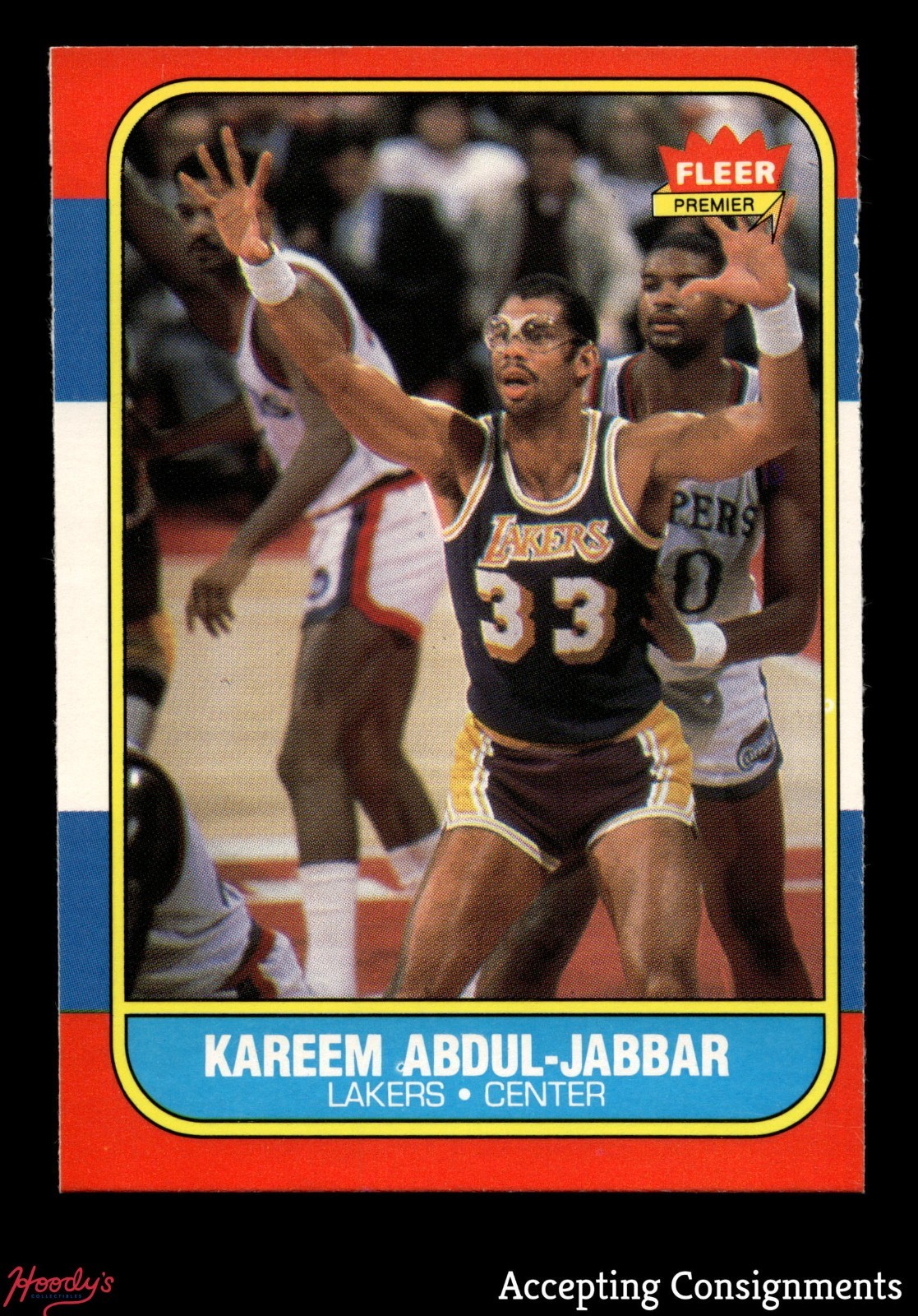 1986-87 Fleer #1 Kareem Abdul-Jabbar LAKERS