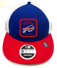 Buffalo Bills NFL NE Low Profile Trucker Snapback Hat~ Blue/ Red/White
