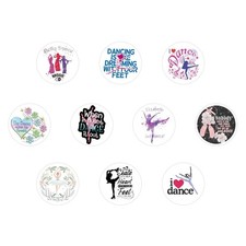 500Pcs Dancing Stickers Dance Decals, 1 Roll 10 Styles Cute Dancer Sticker Re...