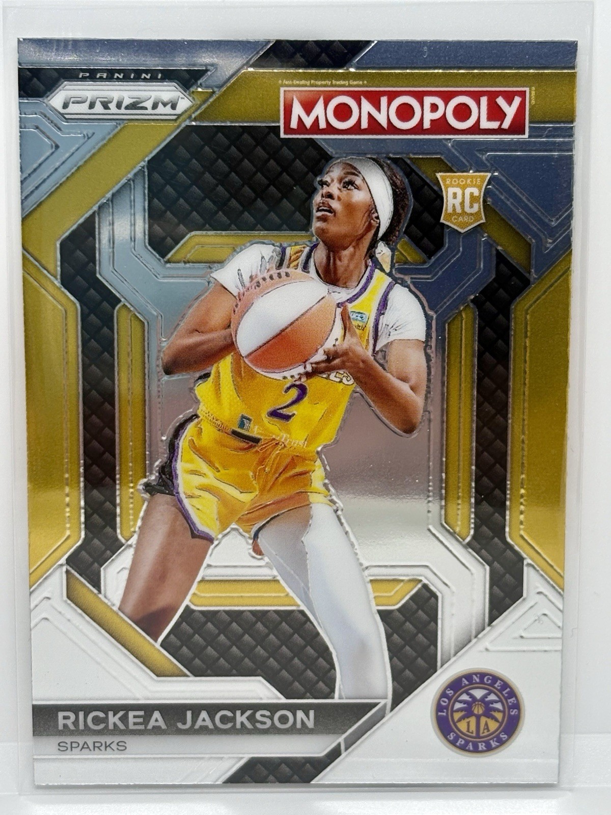 2024 Panini Prizm Monopoly WNBA Rickea Jackson RC Rookie #WNBA25 Sparks