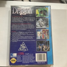 Rise of the Dragon (Sega CD, 1994) CIB - w/ Registration Card