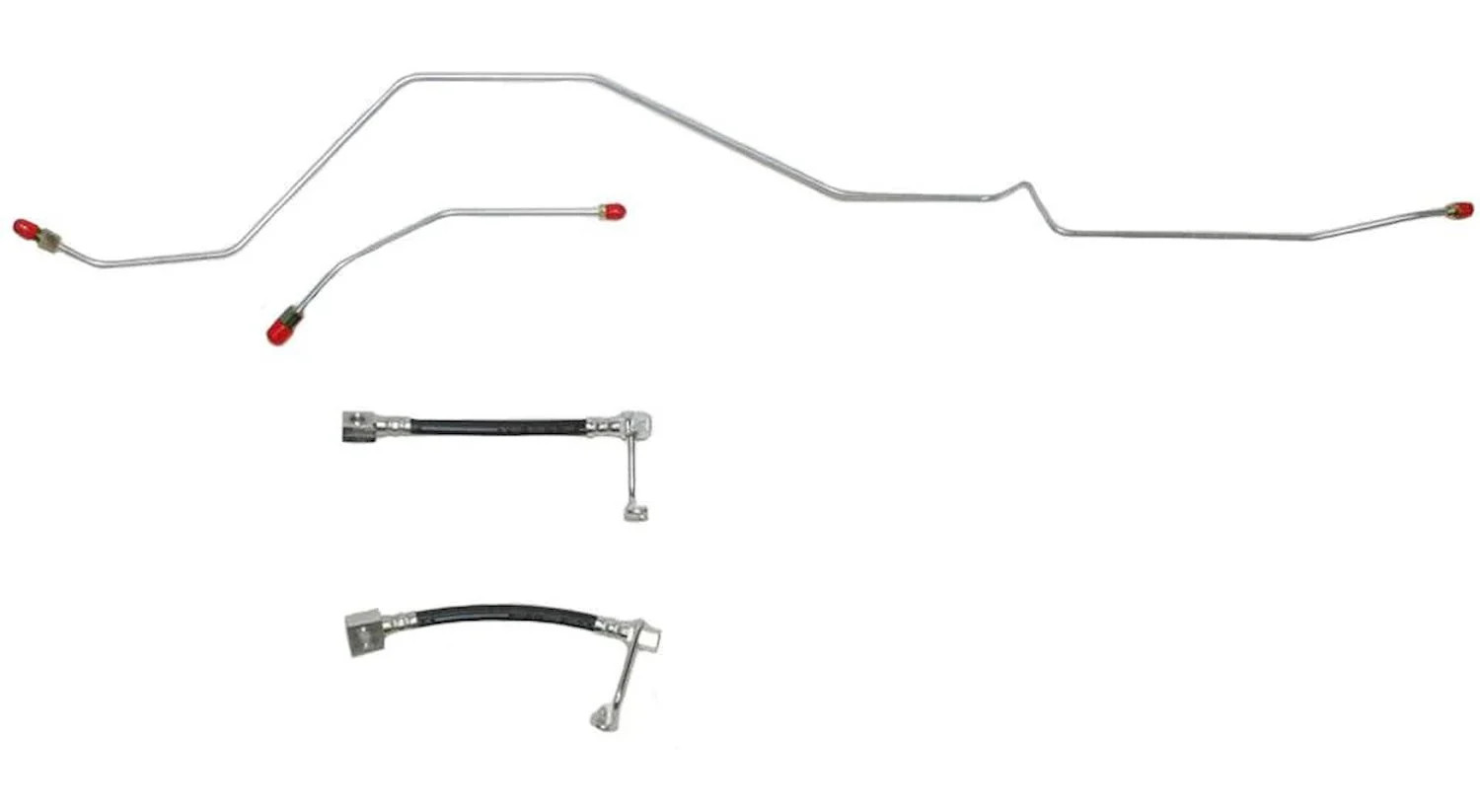 JEGS 636101 Rear Axle Brake Line Kit w/Hoses 2003-2009 Dodge Ram 2500 3500 Truck