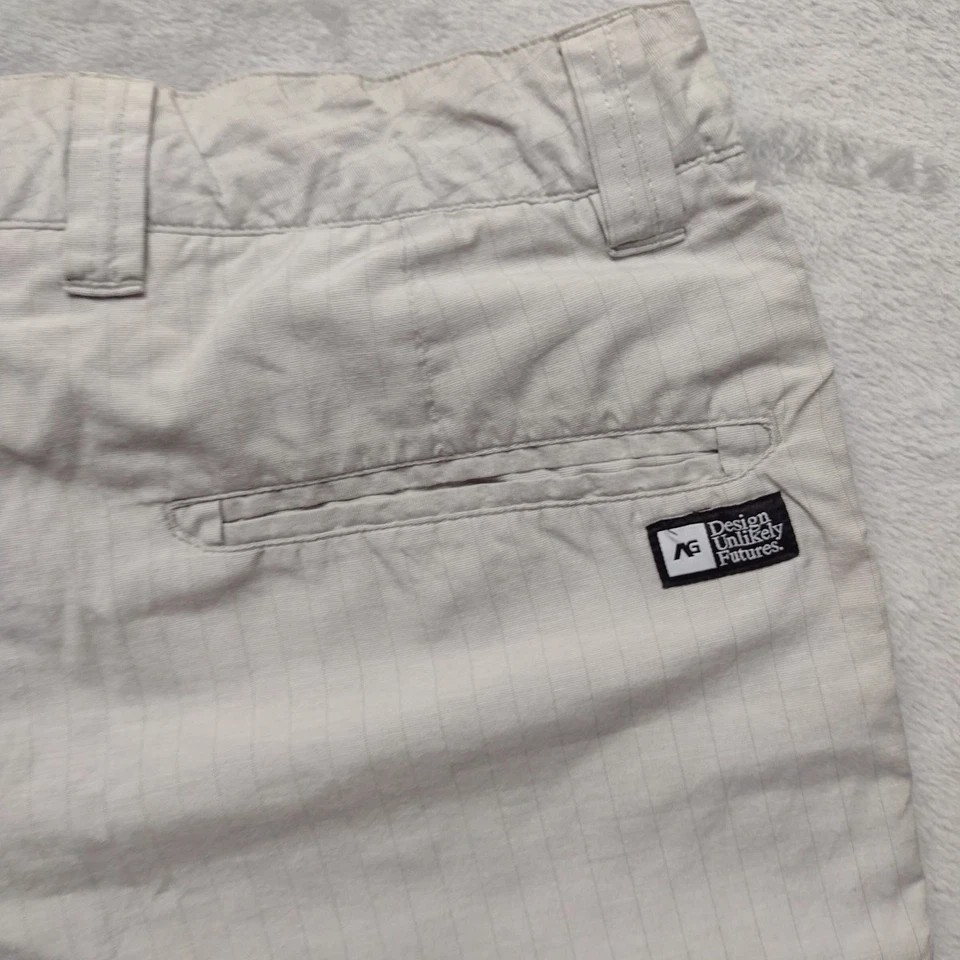 Bermuda de caminhada masculina listrada com pinos Burton Design improvável futuro tamanho 30 - Imagem 4 de 4