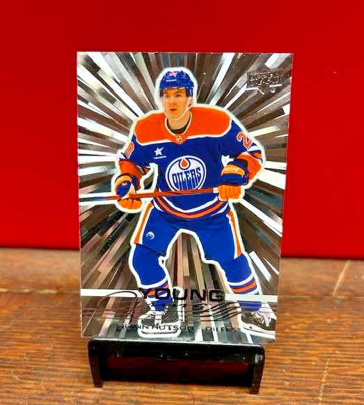 2025-26 Upper Deck #224 Quinn Hutson Outburst Silver