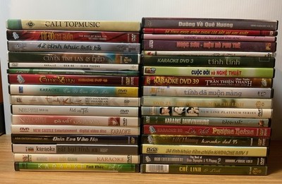 33 DVD Karaoke Lot Vietnamese Asia Video Entertainment Music