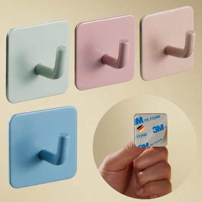 Cute Kids Wall Hooks - Colorful, Funky, Self-Adhesive Towel & Backpack Coat H...