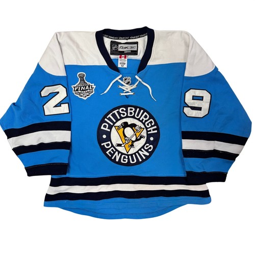 Pittsburgh Penguins Marc-Andre Fleury Reebok CCM Jersey 52 2008 Winter Classic