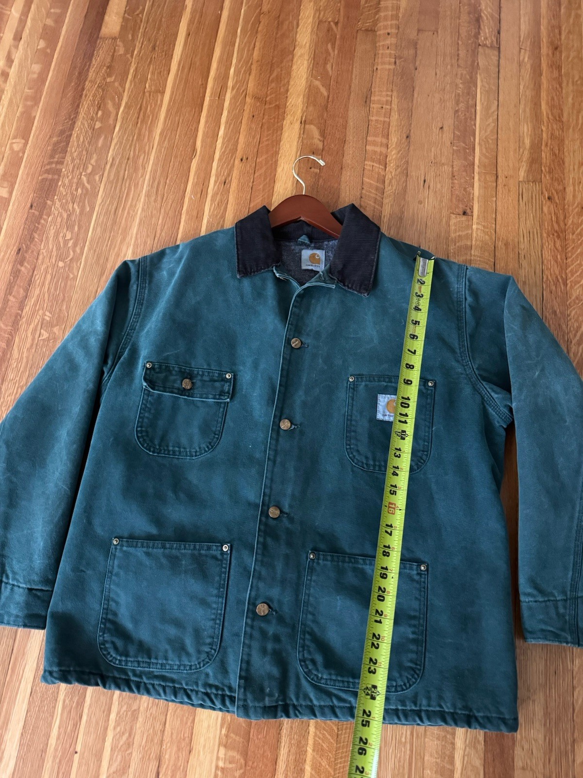 Vintage 90s Carhartt Chore Coat CB2043 USA Made Blanket Lined Size XL thumbnail 5