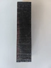 Gaboon Ebony 3x3x12 Turning Blank Spindle Square Wood Blocks Black Gabon African