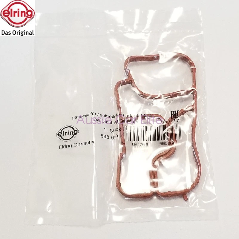 OEM Unimotor Elring Oil Cooler Gakset For 2010 VW Eos Golf Jetta Passat Tiguan - Image 3 of 3