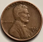 1930-S Lincoln Wheat Cent San Francisco Mint Circulated Penny BN534