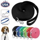 Dog Leash Long Obedience Recall Foot Feet Training Lead 10FT 20FT Nylon Leash US