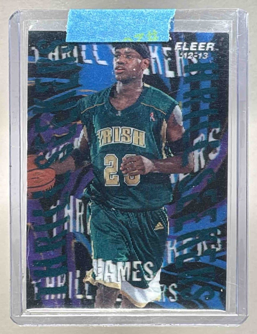 LeBron James 2012 Fleer Retro #14 Tradition Thrill Seekers