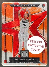 2025 Panini Impeccable WNBA Stainless Stars Orange #10 Brittney Griner /25