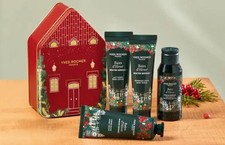 Boîte métal maison de Noël Yves ROCHER 4 produits parfum BAIES D'HIVER *NEUF*