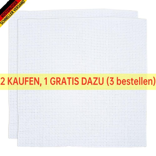 11 Count Aida Cloth Cross Stitch Fabric Cotton Embroidery Cloth for Home DIY