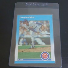 Greg Maddux #U-68 Prices [Rookie] | 1987 Fleer Update | Baseball Cards