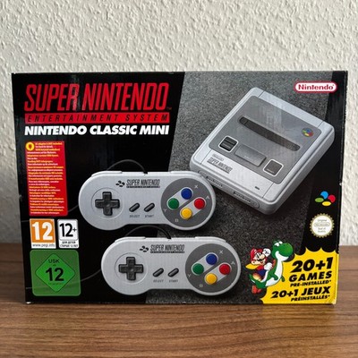 Nintendo Classic Mini: Super Nintendo Entertainment System   Top Zustand   OVP