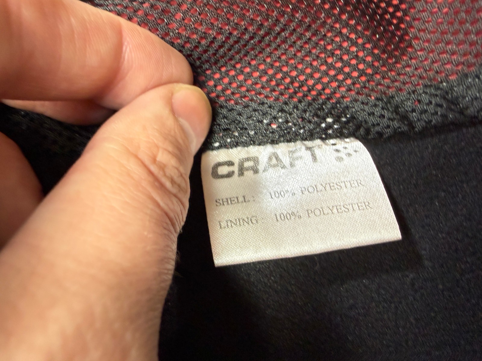 Craft Hypervent Red Light Activewear Jacket Mens … - image 4