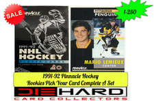 1991-92 Pinnacle Hockey #s 1-250 +Rookies Pick Your Card Complete A Set