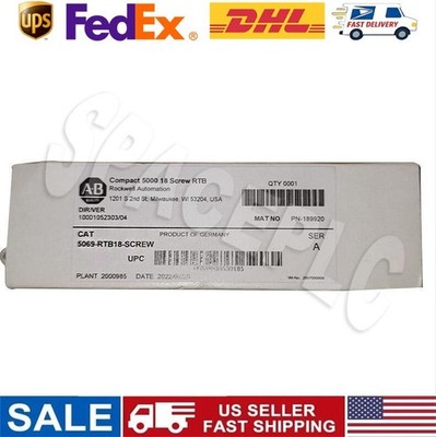 New Sealed Allen Bradley AB 5069-RTB18-SCREW /A Compact 5000 18-Screw