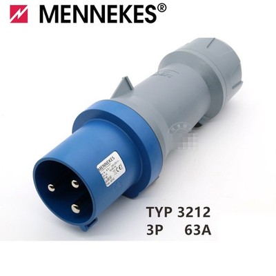 1PC NEW   INDUSTRIAL PLUG PowerTOP  TYP3212 3P 63A 230V IP44 #tp