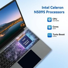 2026 15.6 inch Laptop 16GB+512GB Windows 11 Computers  WiFi, Bluetooth, Type-C 4