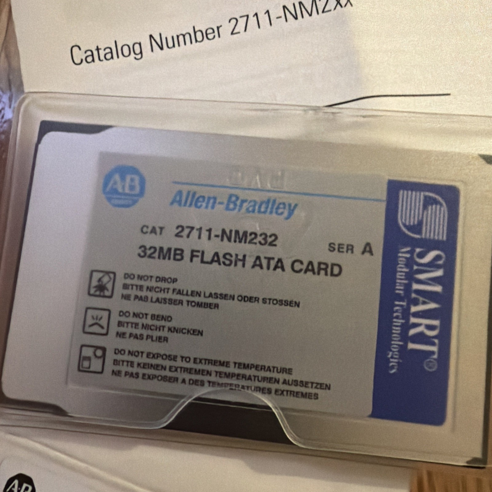 Allen-Bradley 2711-NM232 Ser. 32MB Flash ATA Card in Original Box