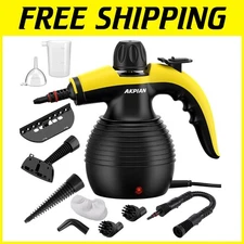 Powerful 1050W Steam Cleaner with 10 Accessories