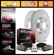 Performance Brake Pad Rotor Kit - Rear Disc Upgrade Enhanced Stopping Power