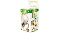 ŻAróWka Led E27 6W 470Lm 3000K Kulka LD-SMGB45C-60