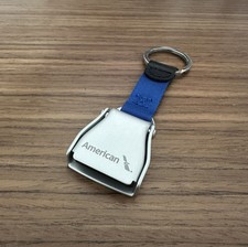 American Airlines Schlüsselanhänger Key Chain Seat Belt Gurt Flugzeug NEU & OVP