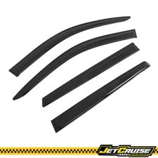 Fits 21-25 Kia Sorento Tape on Acrylic Window Visors Rain Sun Guard Deflectors