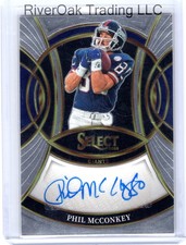 2025 Panini Select - Phil McConkey Signatures #SP-PMY Giants