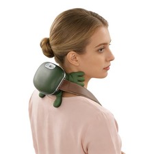 2 Levels Heated Neck  Shoulder Massager Portable Deep Kneading Massage Machine