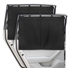 Car Window Shades, 2 Packs Magnetic car Sun Shade for Baby, 27"x19", Black