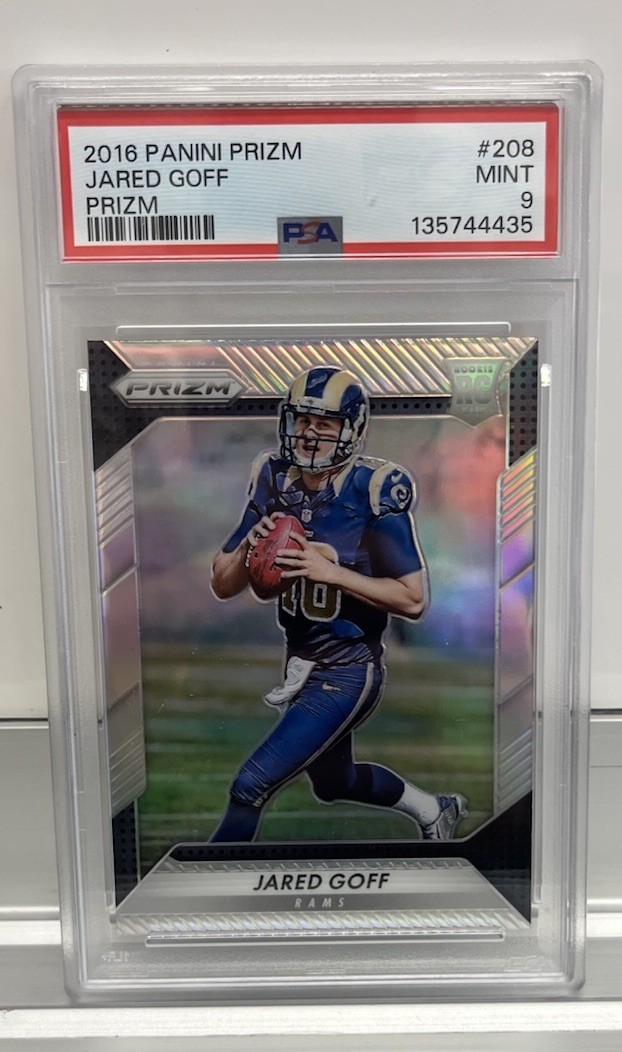 2016 Panini Prizm Rookie Jared Goff #208 Silver Prizm (RC) PSA 9