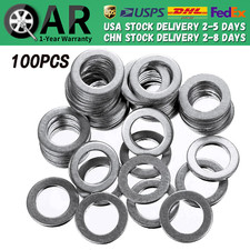 100X 14MM 94109-14000 TRANSMISSION OIL DRAIN PLUG CRUSH WASHERS FOR HONDA/ACURA