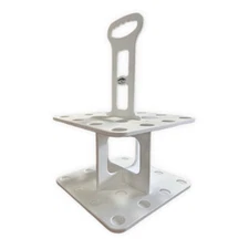 Deep Blue V-12 Polymer Rod Rack Holds 12 Rods Marine Starboard Compact Storage