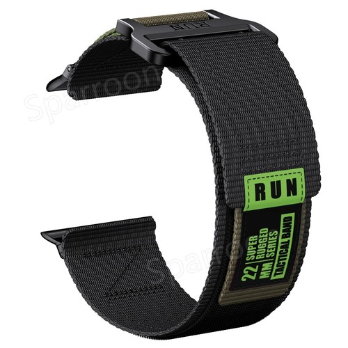 Rugged Military Nylon Strap Band For Apple Watch Ultra Series 9 8 7 6 5 4 SE - Picture 56 of 72