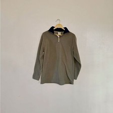 SALE Men  s Olive Weather Wear 1/4 Zip Fleece Jacket Size M NWT