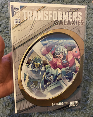 TRANSFORMERS GALAXIES #8 VARIANT B IDW COMICS 2020 Sent In Cardboard Mailer
