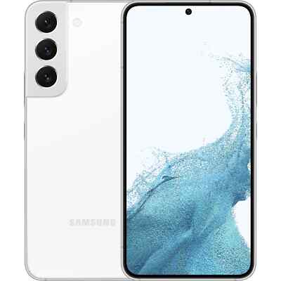 Samsung Galaxy S22 SM-S901U Unlocked 128GB Phantom White B Light Burn