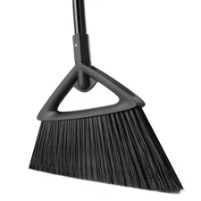 Heavy Duty Broom Commercial Angle Broom With Long Handle Rough Surface Outdoor B