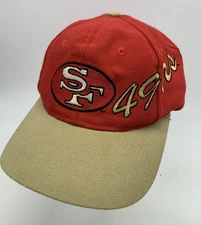 Vintage Apex One SF 49ERS Snapback Hat Cap Authentic Proline Used